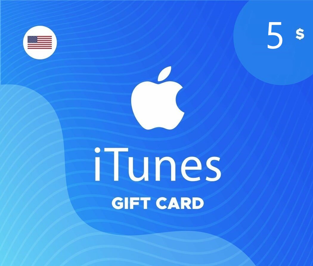 iTunes Apple Store 5 USD Gift Card