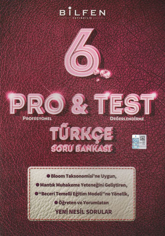 Bilfen Yayıncılık 6. Sınıf Türkçe ProTest Soru Bankası