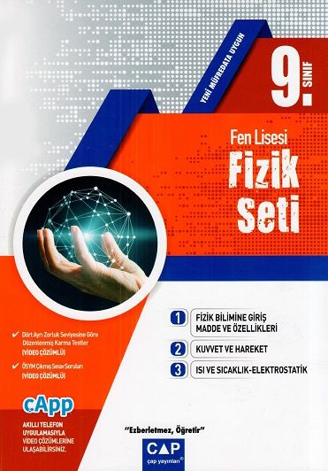 Çap Yayınları 9. Sınıf Fen Lisesi Fizik Seti 2019