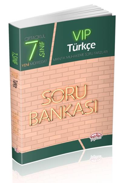 Editör 7. Sınıf Vip Türkçe Soru Bankası   Yeni