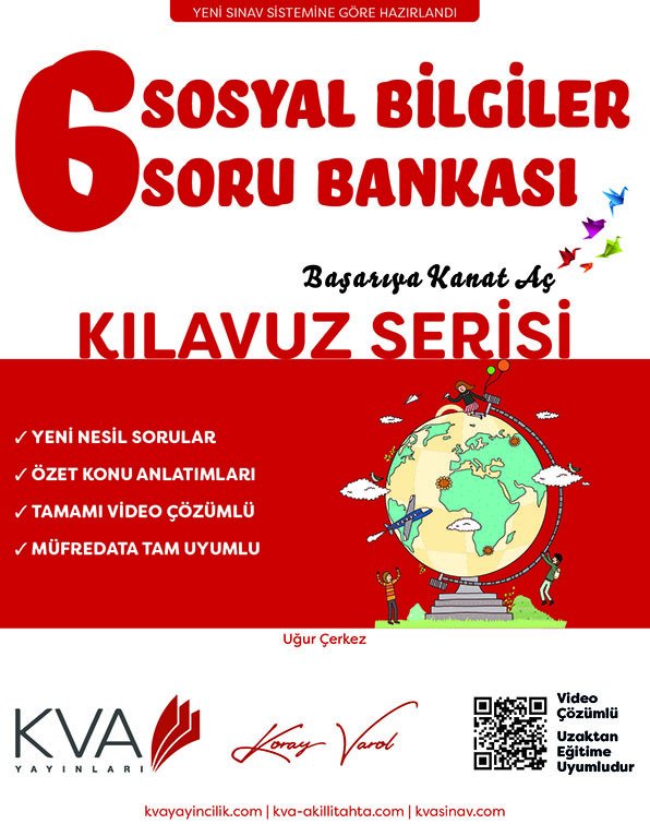 Koray Varol KVA Yayınları 6.Sınıf Kılavuz Serisi Sosyal Bilgiler