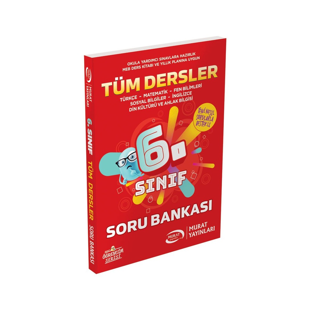 Murat Yayınları 6 Sınıf Tüm Dersler Soru Bankası 2022 Baskı (476644197)
