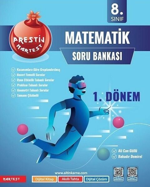 Nartest Yayınları 8. Sınıf Matematik 1. Dönem Prestij Soru Bankası
