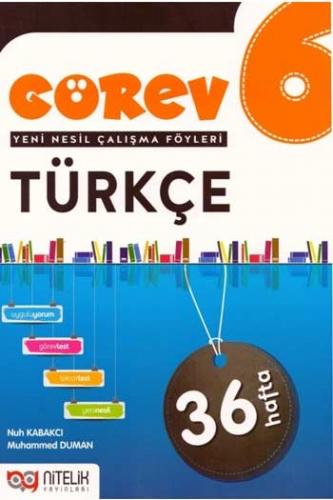 Nitelik Yayınları 6. Sınıf Türkçe Görev Yeni Nesil