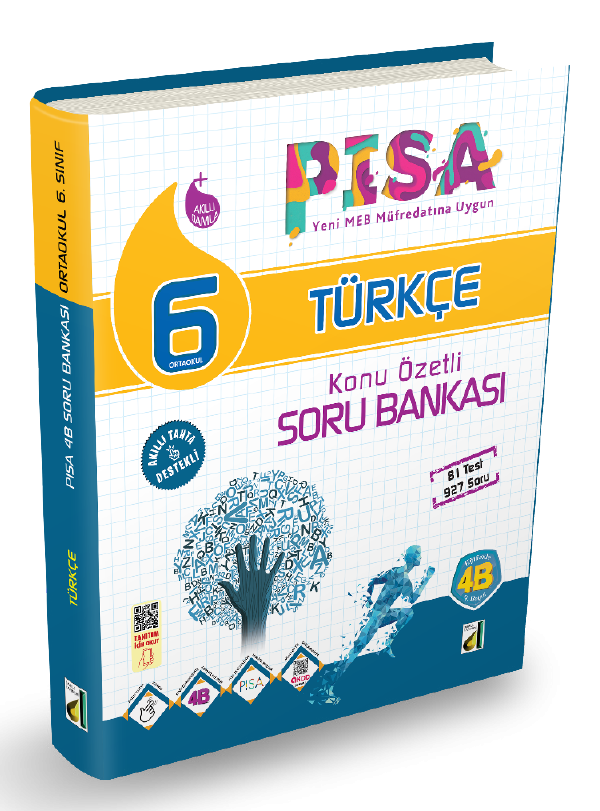 Pisa 4B 6. Sınıf Türkçe Soru Bankası- Damla Yayınevi
