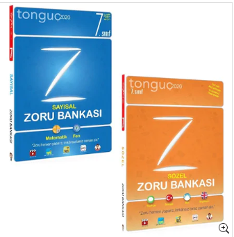 Tonguç 7. Sınıf Sayısal ve Sözel tüm dersler Zoru Bankası 2020