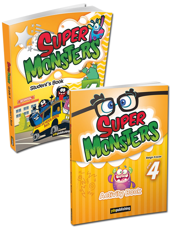 YDS 4. SINIF SUPER MONSTERS STUDENTS AND ACTIVITY BOOK 2021