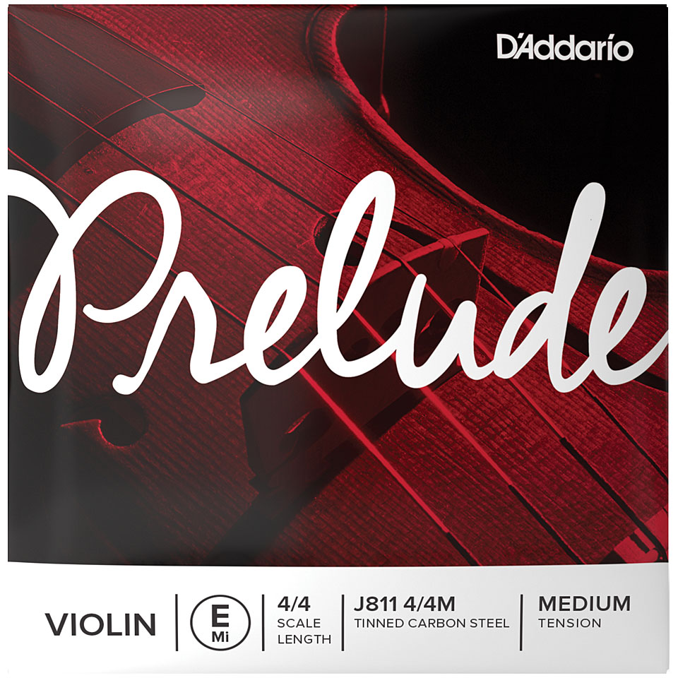 D'Addario Prelude E-String J811 4/4M « Strings