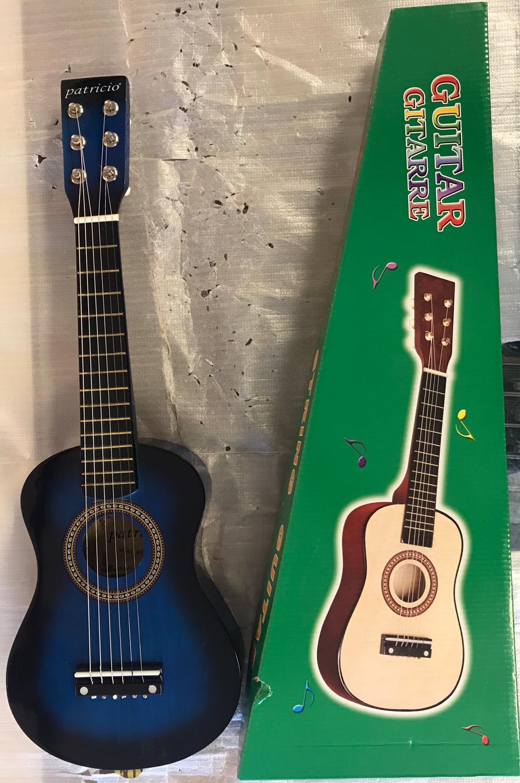 Patricio Mini Çocuk Gitarı Mavi PMG50