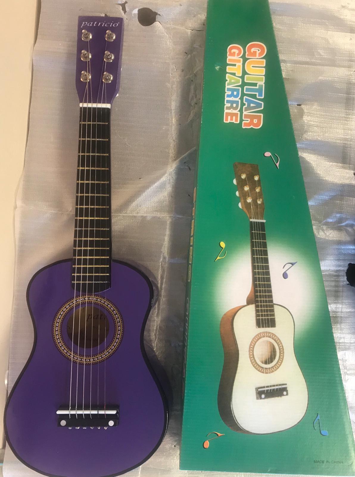 Patricio Mini Çocuk Gitarı Mor PMG50