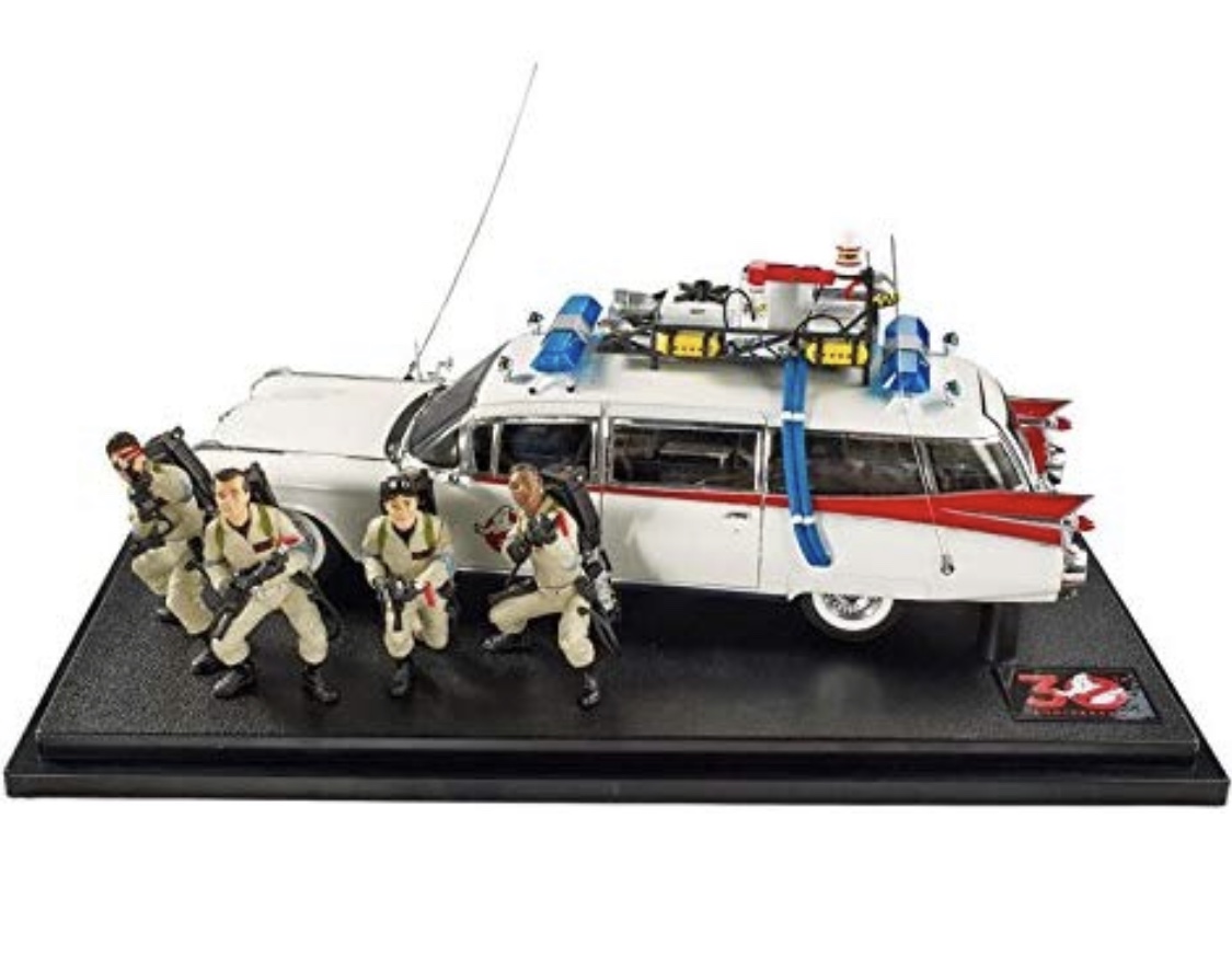 Hot Wheels Elite Ghostbusters Ecto-1 30th Anniversary Edition wit
