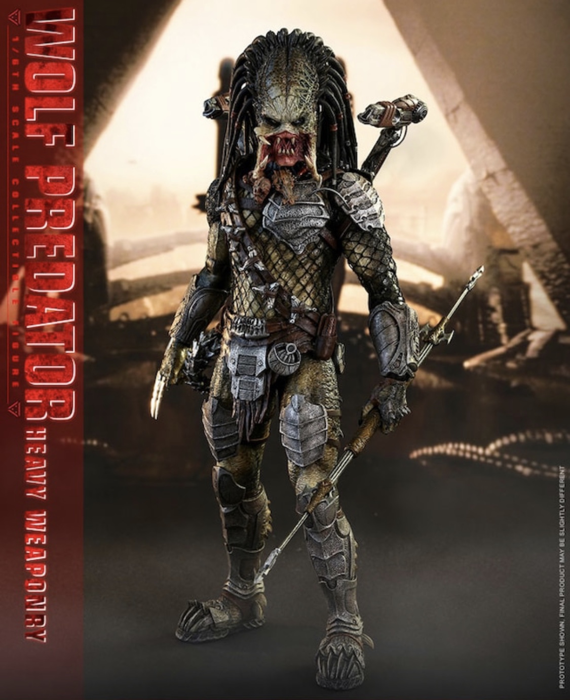 Wolf Predator Heavy Weaponry Sixth Scale Figure by Hot Toys Movie
