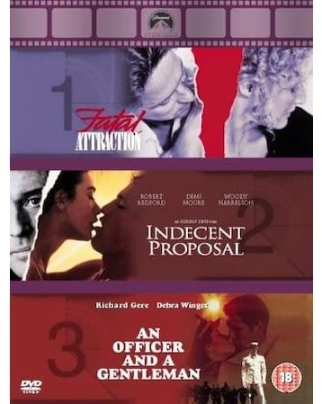 Fatal Attraction-Indecent Proposal-an Officer And Gentleman Box Set ( DVD )