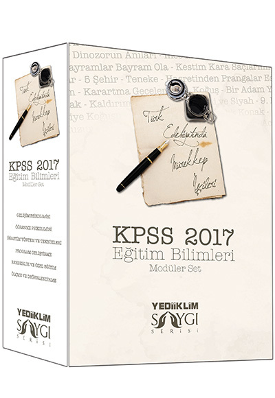 2017 KPSS Eğitim Bilimleri Konu Anlatımlı Modüler Set Yediiklim Y