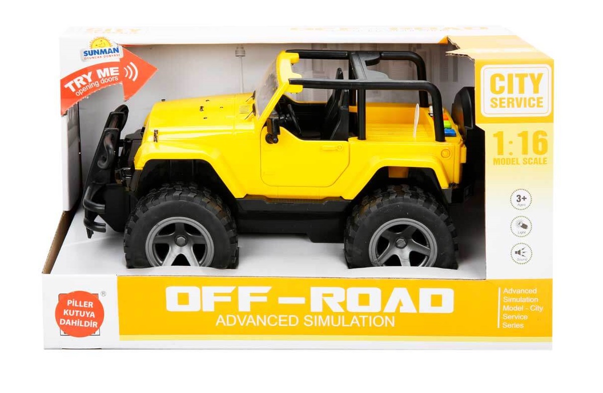 Off Road Jeep >> Sunman 1 16 Sesli Ve Isikli Safari Off Road Jeep Sari Off Road Jeep >> Sunman 1 16 Sesli Ve Isikli Safari Off Road Jeep Sari