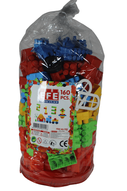 Efe PVC 160 Parça Renkli Bloklar (LEGO)