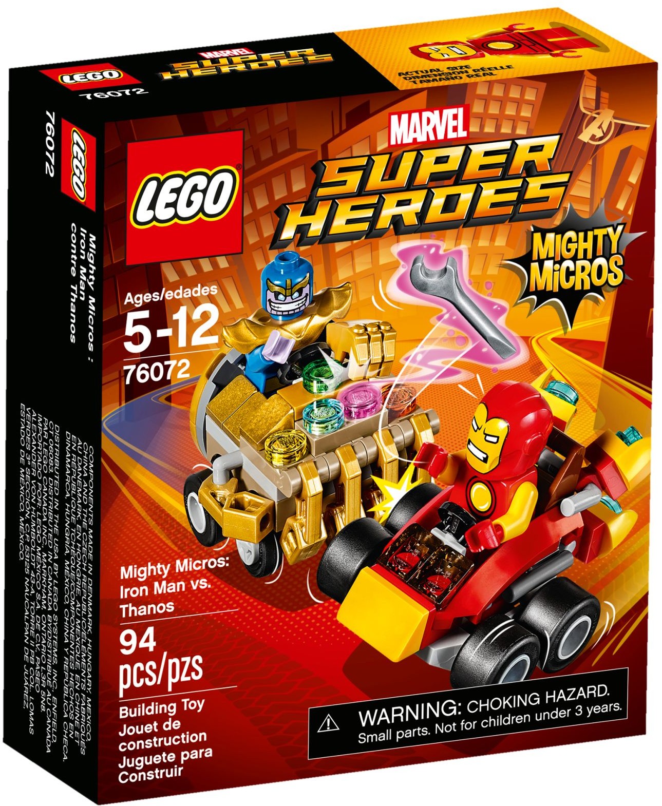 LEGO 76072 Marvel Super Heroes Mighty Micros: Iron Man vs. Thanos