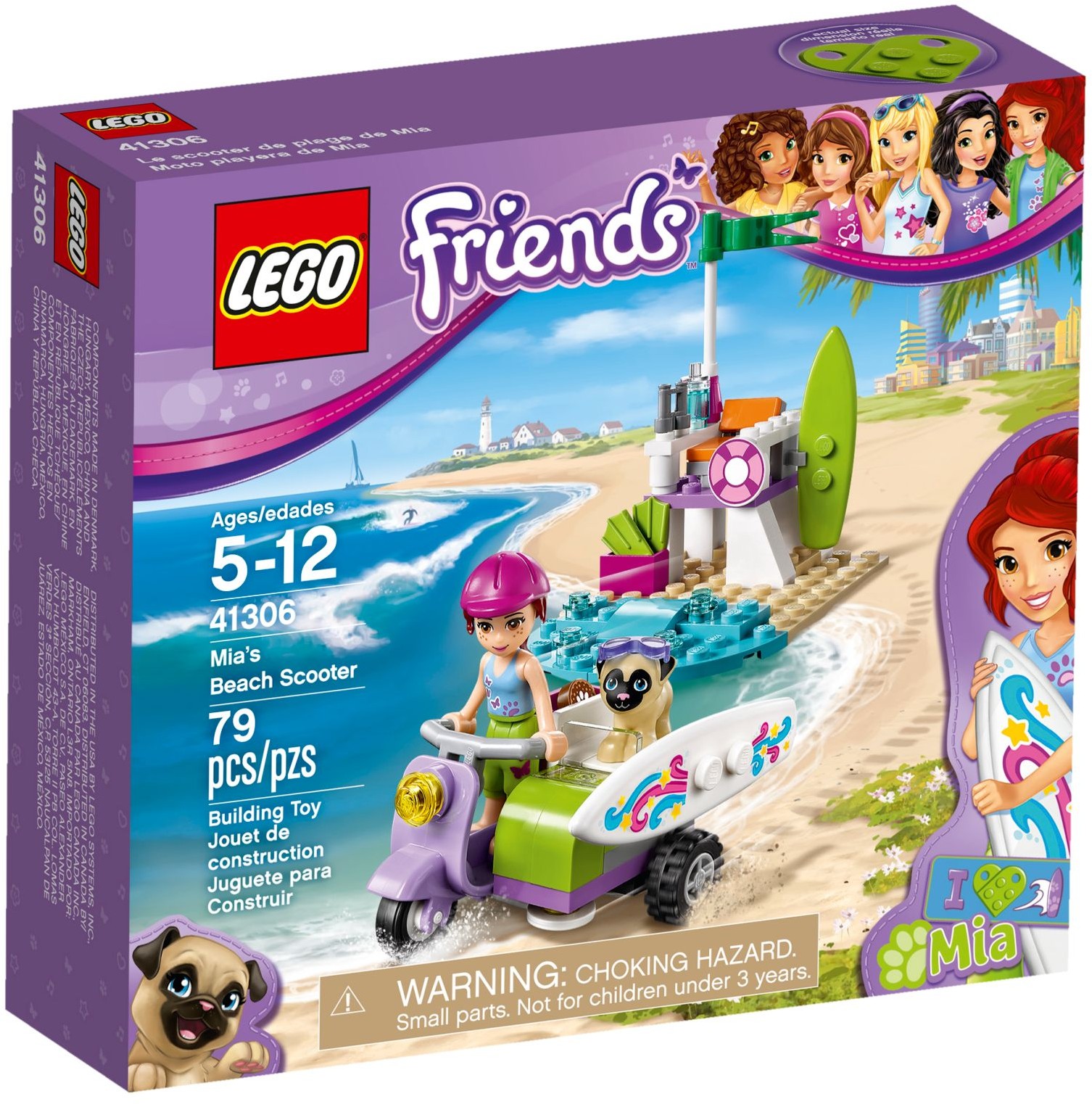 LEGO 41306 Friends  Mia's Beach Scooter