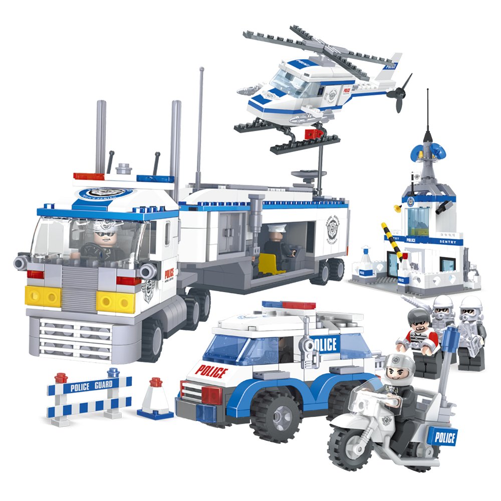 Ausini Özel Harekat Timi Tır ve Polis Merkezi Lego Oyun Seti