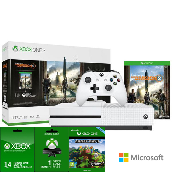 XBOX ONE S 1TB + 2 OYUN + LIVE GOLD + GAMEPASS