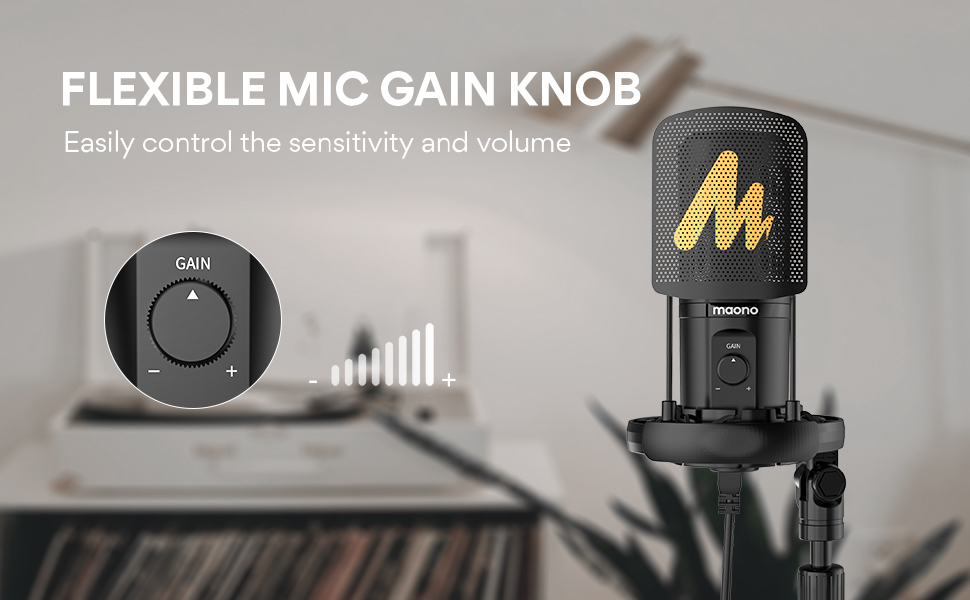 mikrofon ses seviyesini ayarlayabilir