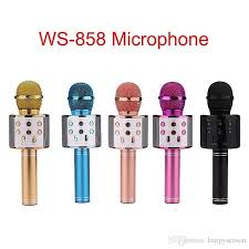 Ws-858 Sihirli Bluetooth Karaoke Mikrofon Usb Kart Girişi