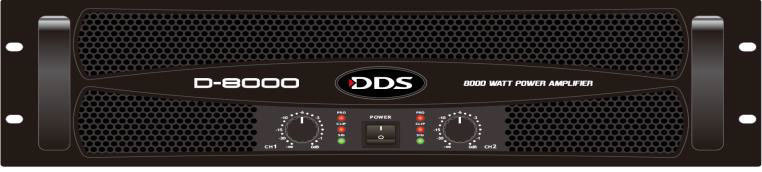 DDS D8000 8000 Watt D Class Dijital Power Anfi