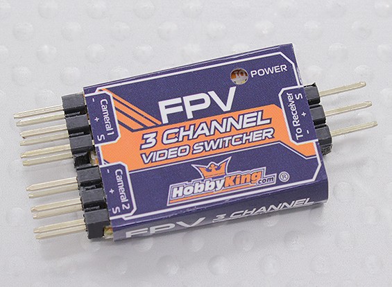 HobbyKing 3-Channel FPV Video Switcher