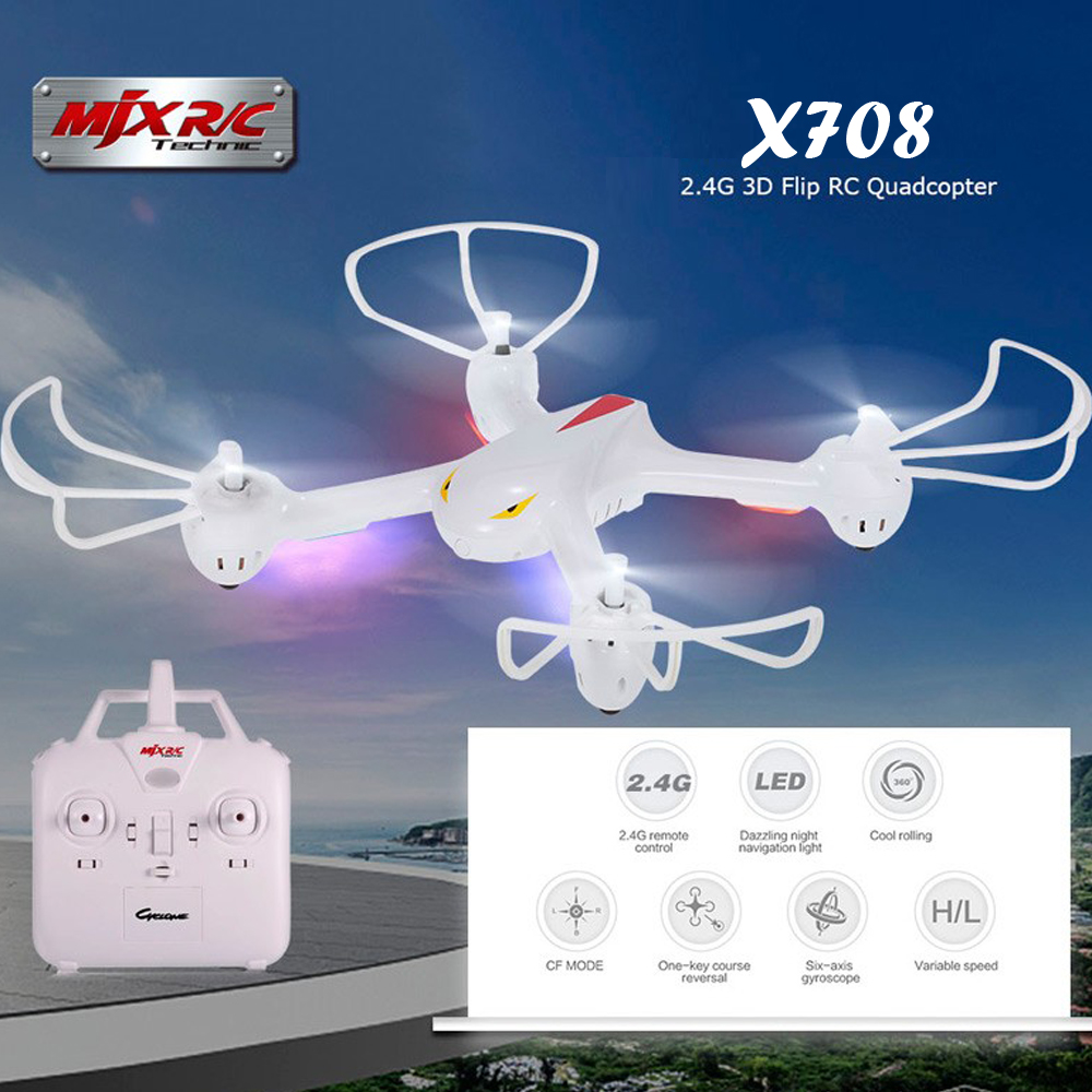 MJX X708 DRONE LED IŞIKLI AKILLI UZAKTAN KUMANDALI GARANTİLİ