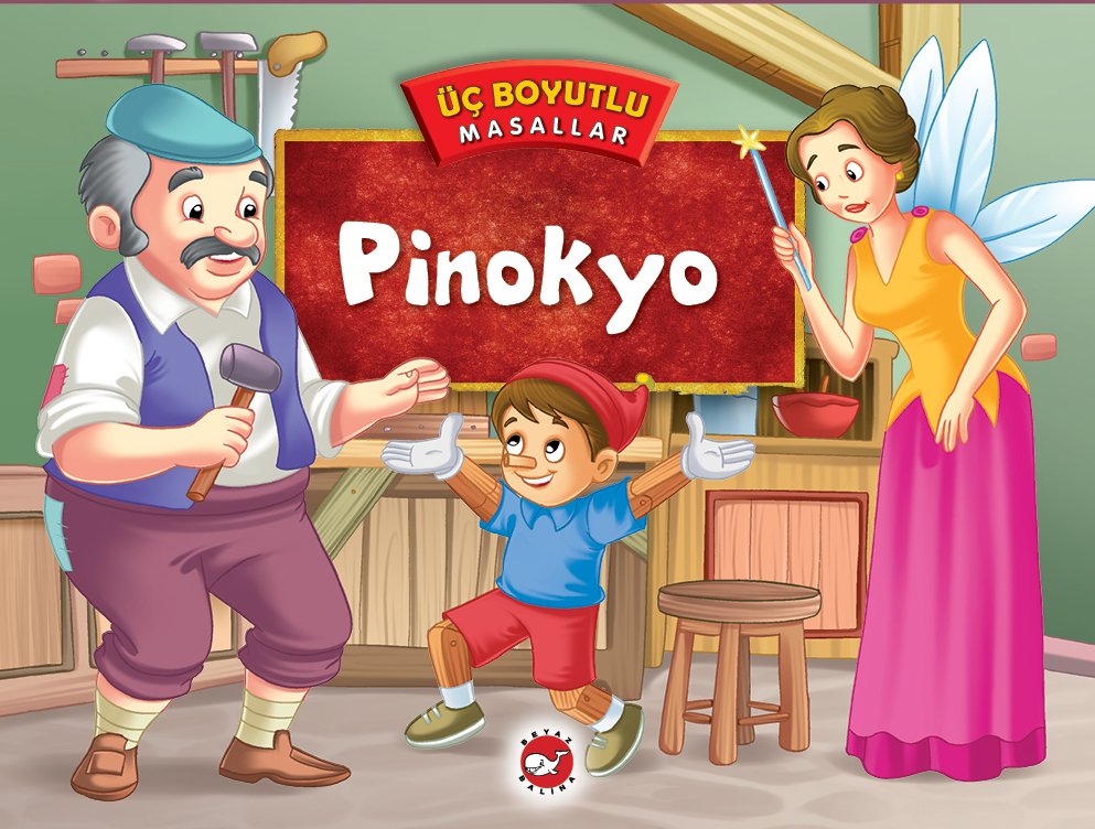 Pinokyo -3 Boyutlu Kitap