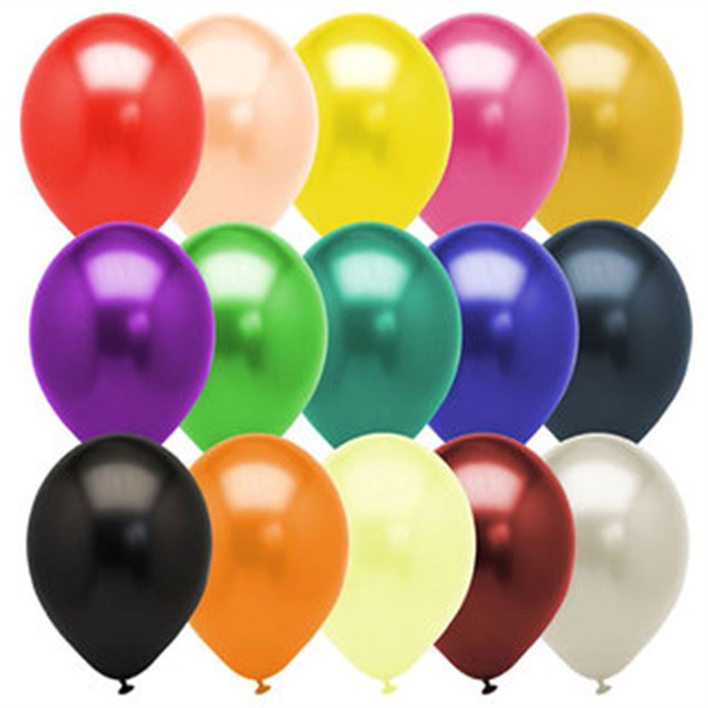 Metalik Sedefli Parti Balonu İstediğiniz Renk İstediğiniz Adet