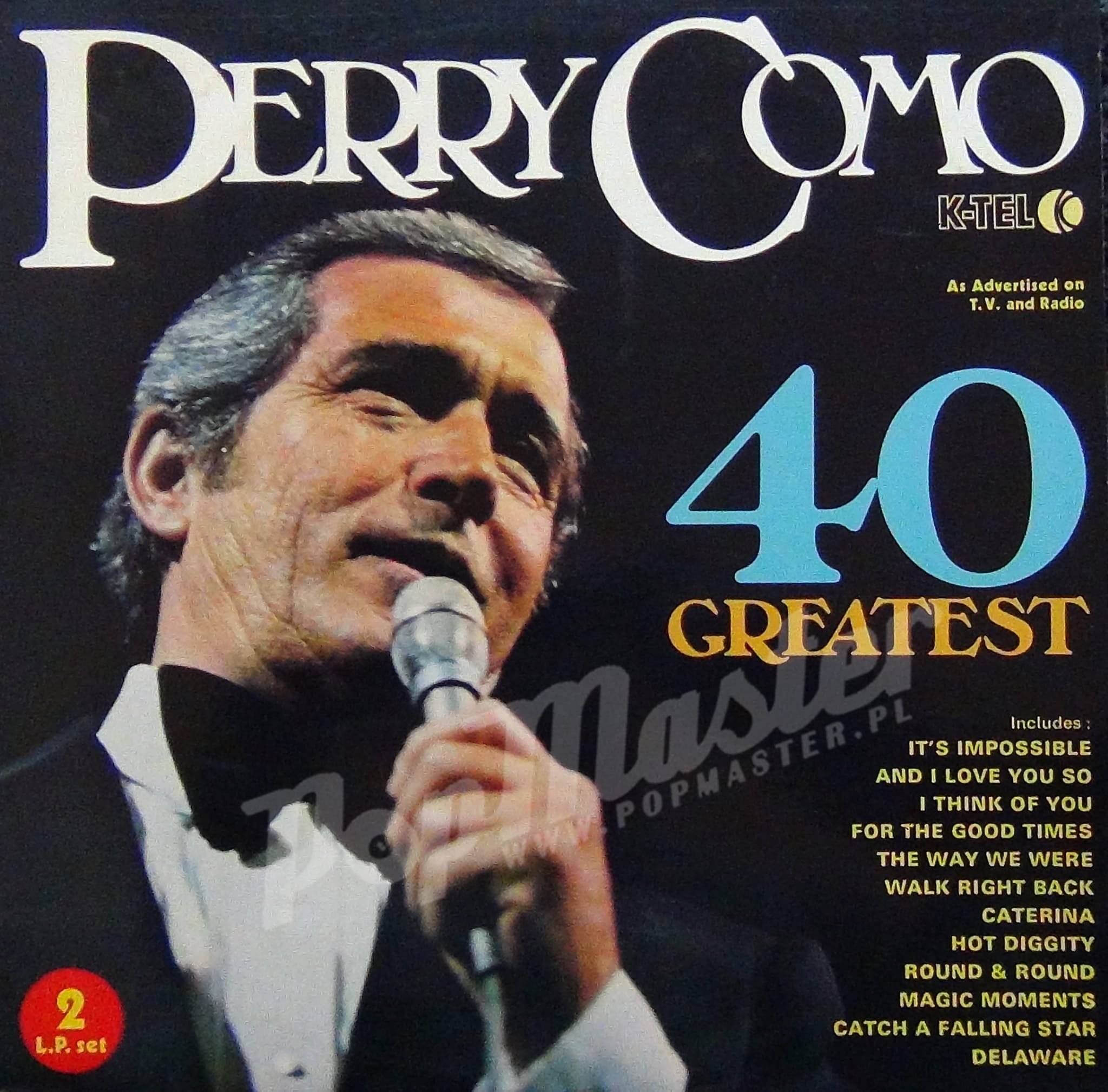 Perry Como - 40 Greatest Hits 2 LP / Plak