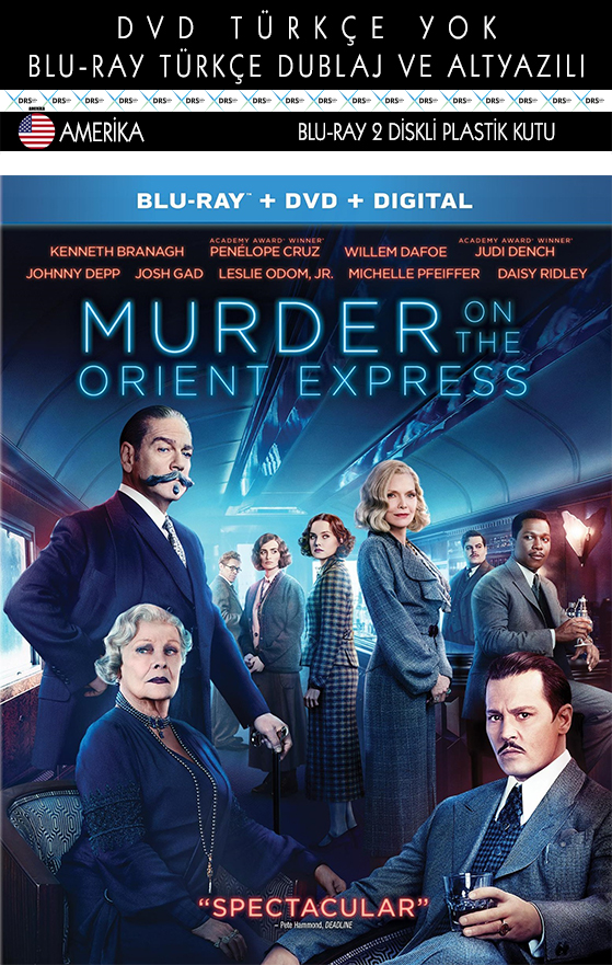 Murder On The Orient Express - Doğu Ekspresinde Cinayet Blu-ray