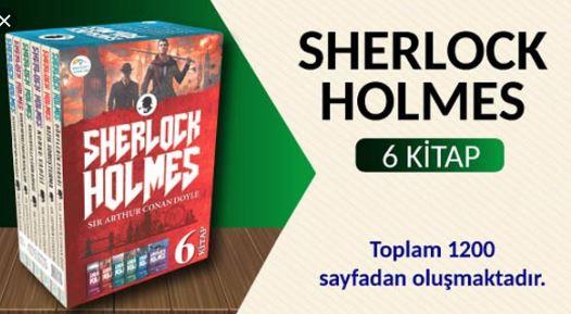 Sherlock Holmes Sır Arthur Conan 6 Kitap Mavi Çatı Yay.