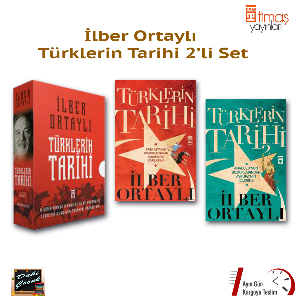 İlber Ortaylı Türklerin Tarihi Set 2 Kitap Timaş Yayınları