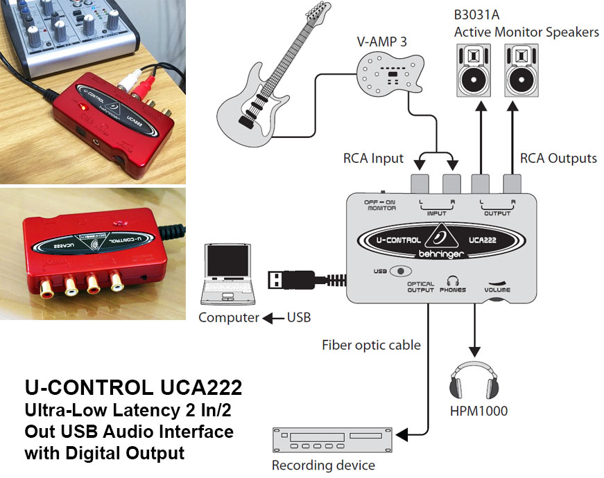 Behringer U-Control UCA222 USB Ses Kartı