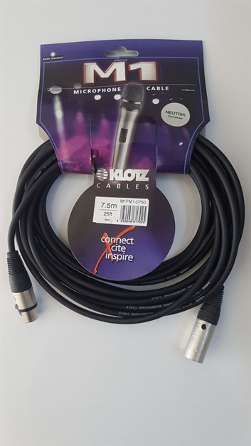 Klotz M1FM1-0750 7.5mt Mikrofon Kablo