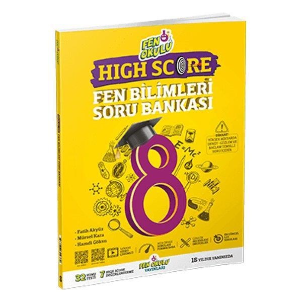 8.Sınıf LGS High Score Fen Bilimleri Soru Bankası Fen Okulu Yayı