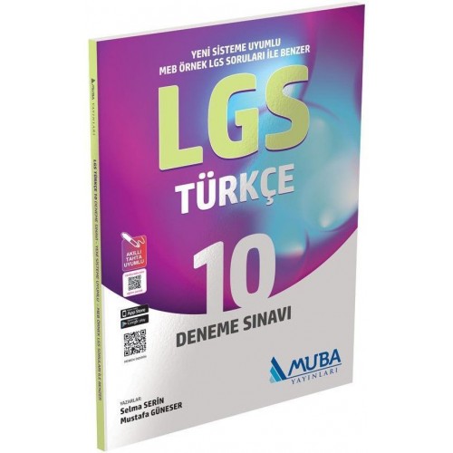8.Sınıf LGS Türkçe 10 Deneme Sınavı Muba Yayınları