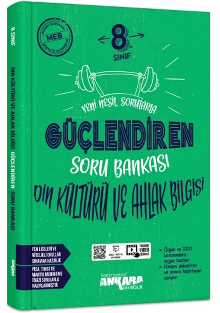 Ankara Yayıncılık 8. Sınıf Din Kültürü Güçlendiren Soru Bankası