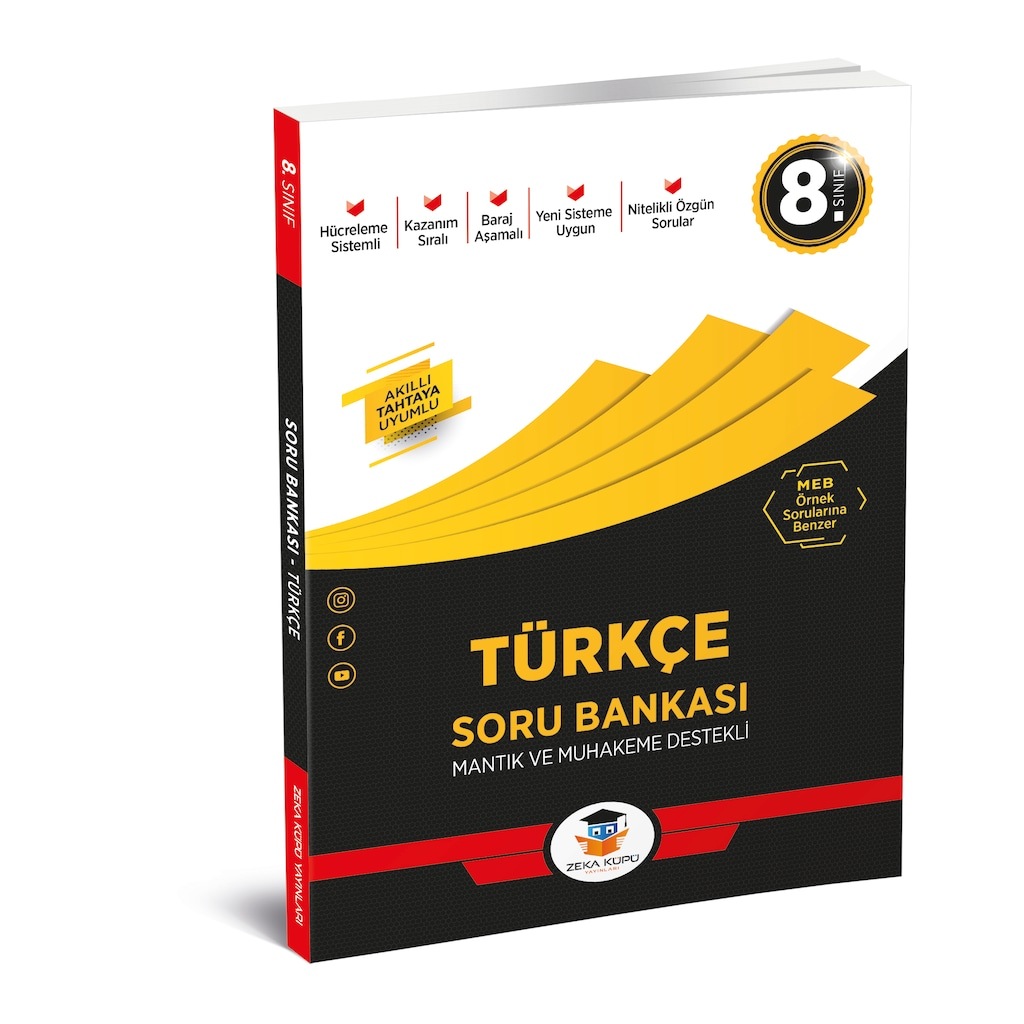Zeka Küpü Yayınları 8.Sınıf Türkçe Soru Bankası 2020