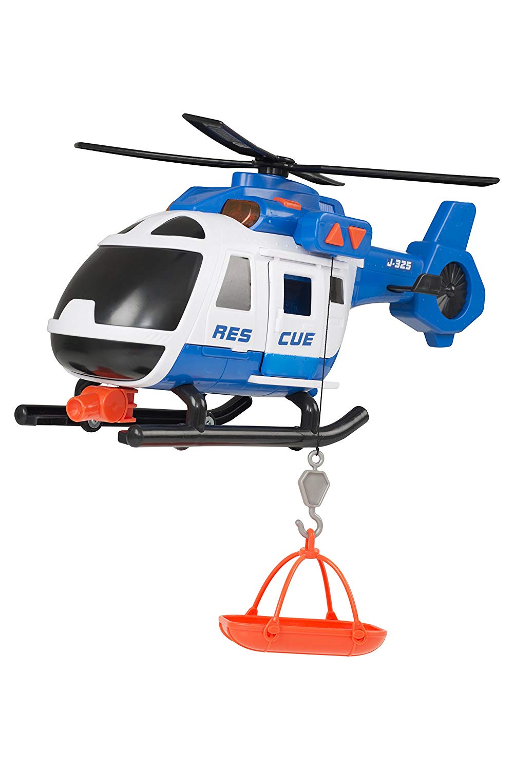 Teamsterz Siren Sesli ve Işıklı Kurtarma Helikopteri - Mavi