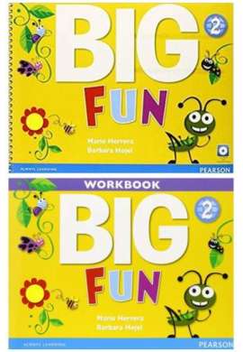 Pearson Big Fun 2 Students Book and Workbook with Audio CD