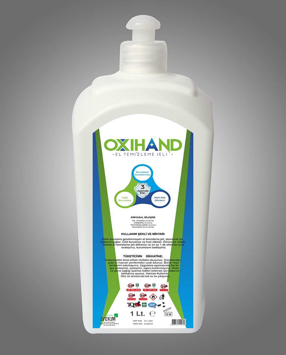 Oxihand El Dezenfektan 1000 ml
