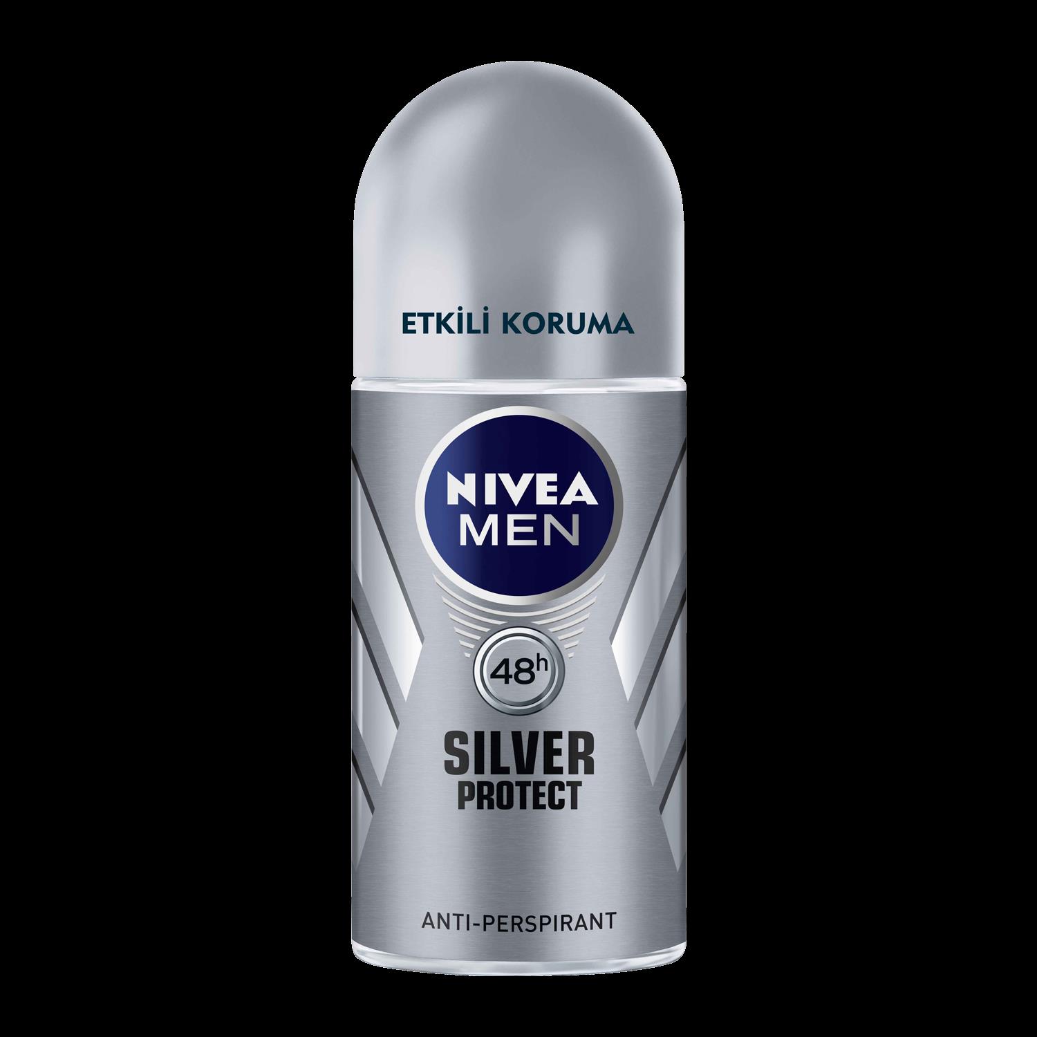 Nivea Silver Protect Roll-On 50 ml Erkek