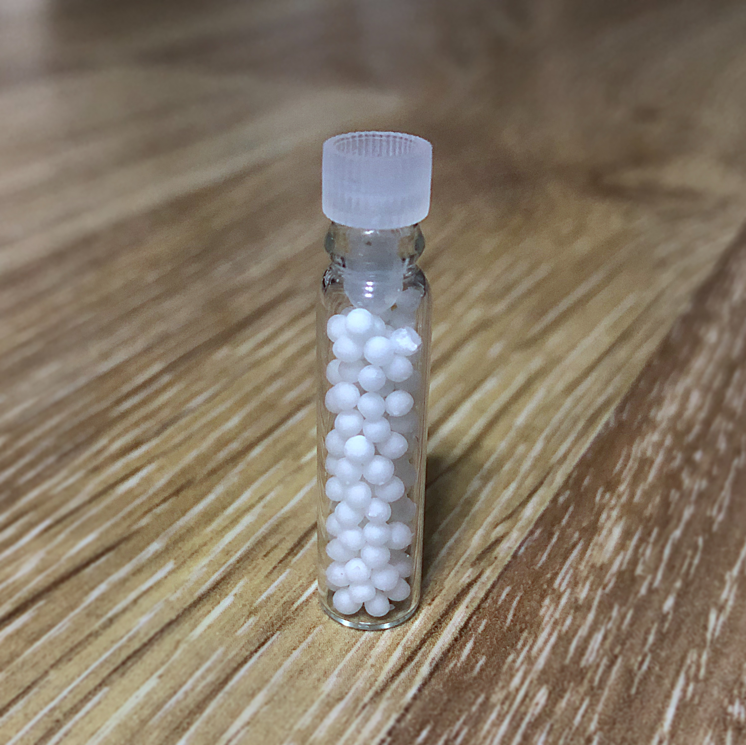 Homeopati Remedi Saklamak İçin Cam Tüp (Boğumlu)