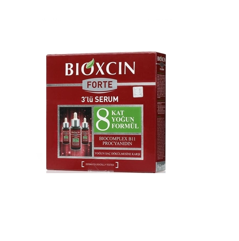 Bioxcin Forte 3lü Serum 8 Kat Yoğun Formül
