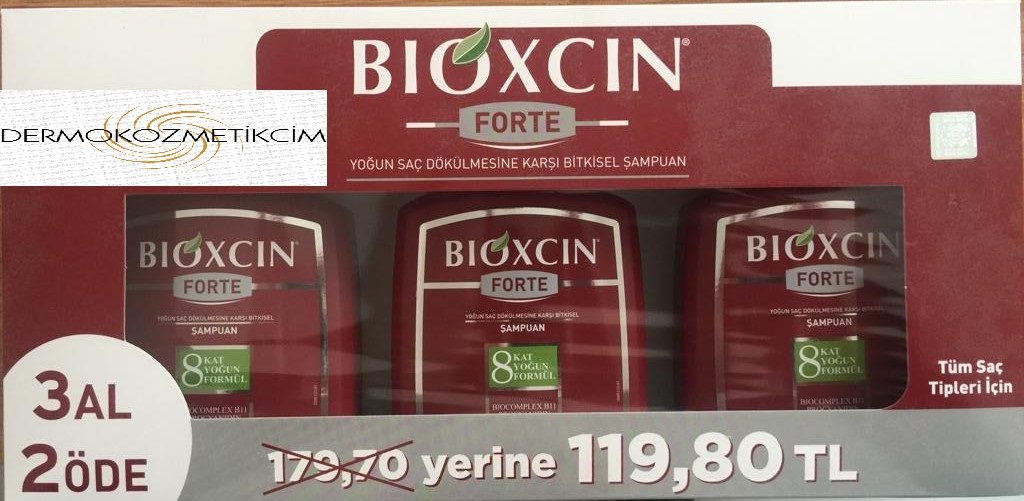 ***YENİ ÜRÜN*** Bioxcin Forte Şampuan 3 Al 2 Öde