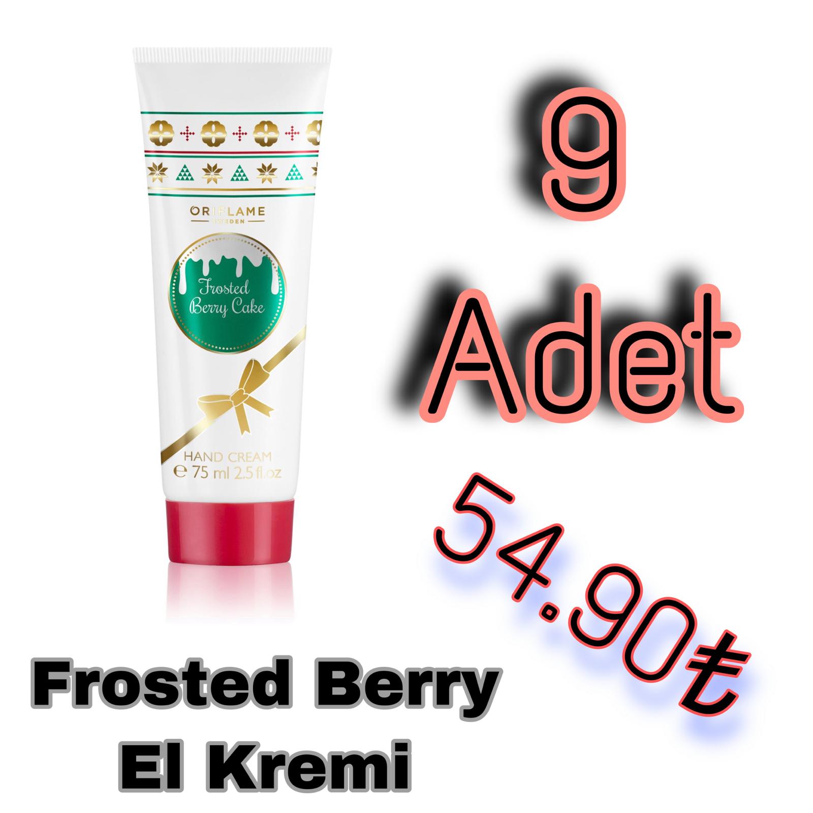 Oriflame Frosted Berry El Kremi 9 ADET