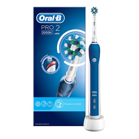 Oral-B Pro 2 2000 Cross Action Şarj Edilebilir Diş Fırçası